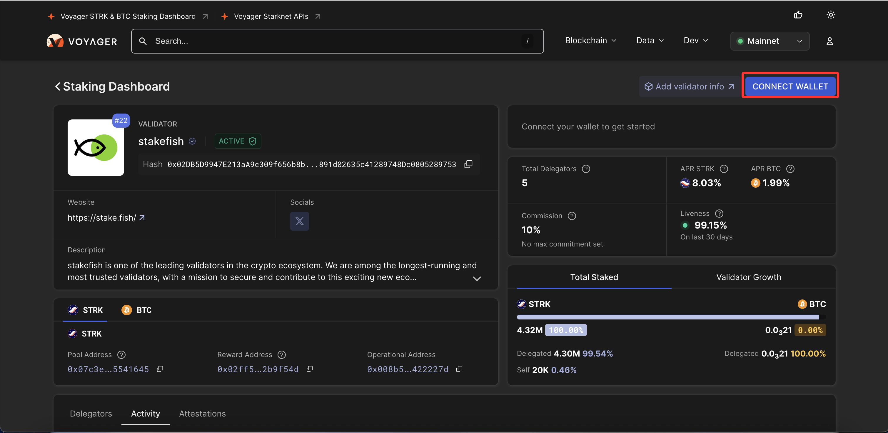 STRK（Starknet）质押教程– 帮助中心