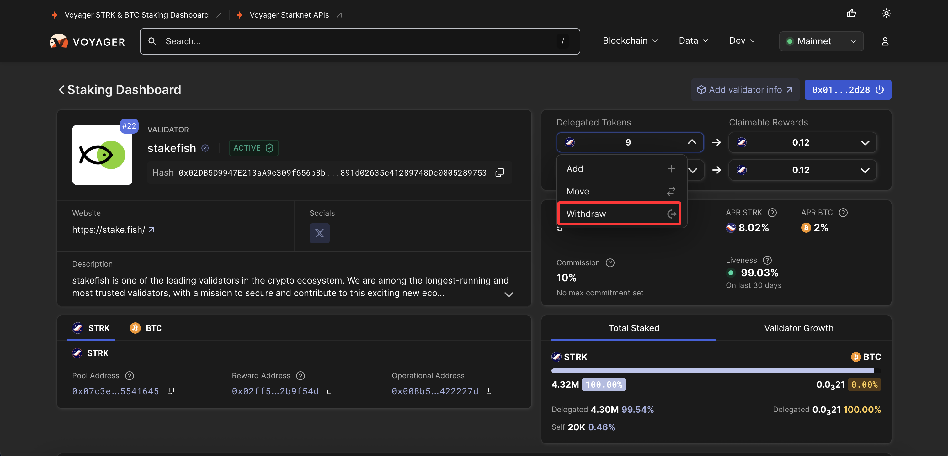 STRK（Starknet）质押教程– 帮助中心